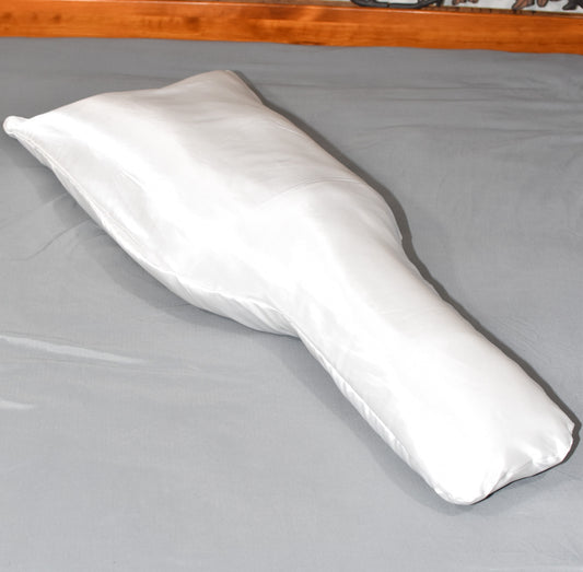 White Poly/cotton pillow case